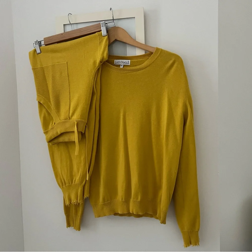 Lucy Nagle Lounge Pants and Sweater Set - Picture 3 of 3